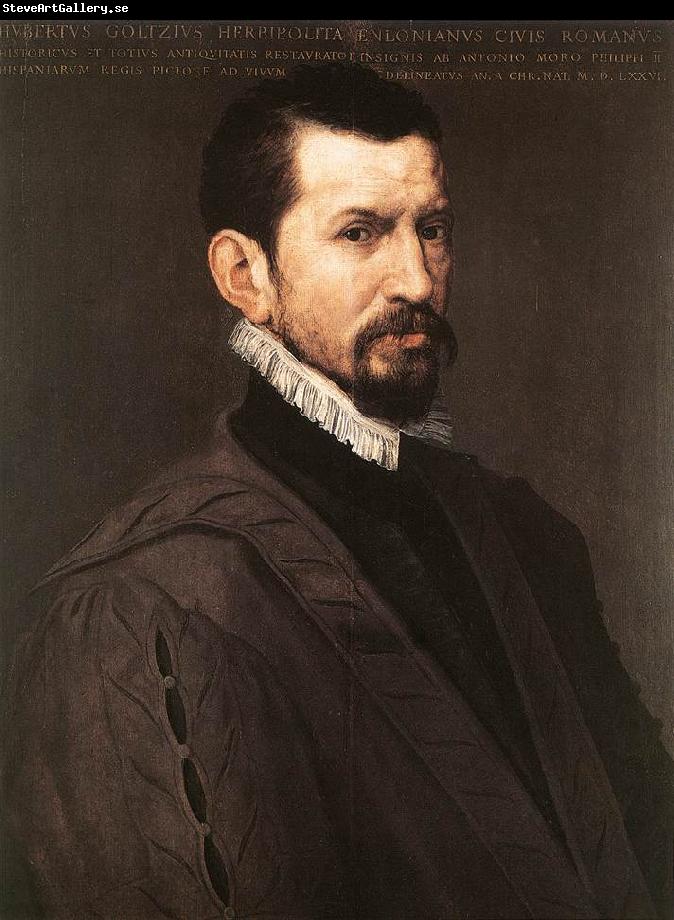 MOR VAN DASHORST, Anthonis Portrait of Hubert Goltzius g